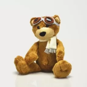 Teddy Bear Ready To Flight Doll